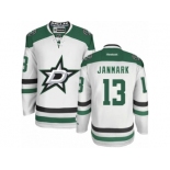 Men's Reebok Dallas Stars #13 Mattias Janmark Authentic White Away NHL Jersey