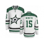 Men's Reebok Dallas Stars #15 Patrik Nemeth Authentic White Away NHL Jersey