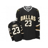 Men's Reebok Dallas Stars #23 Esa Lindell Authentic Black NHL Jersey