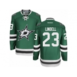 Men's Reebok Dallas Stars #23 Esa Lindell Authentic Green Home NHL Jersey