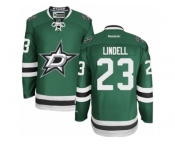 Men's Reebok Dallas Stars #23 Esa Lindell Authentic Green Home NHL Jersey