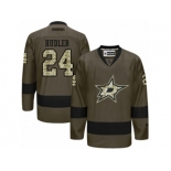 Men's Reebok Dallas Stars #24 Jiri Hudler Authentic Green Salute to Service NHL Jersey