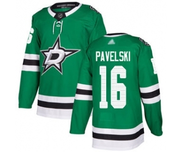 Men's Stars #16 Joe Pavelski Green Home Stitched Hockey Jersey