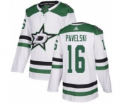 Men's Stars #16 Joe Pavelski White Road Stitched Hockey Jersey