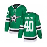 Men's Stars #40 Martin Hanzal Green Home Authentic Stitched Hockey Jersey