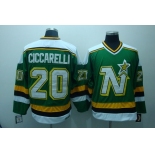 nhl dallas stars #20 ciccarelli green (ccm)