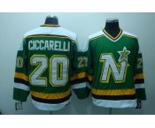 nhl dallas stars #20 ciccarelli green (ccm)