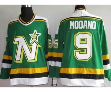 nhl dallas stars #9 modano green (ccm)