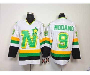 nhl jerseys dallas stars #9 modano white[ccm]