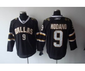 nhl minnesota north stars #9 modano black