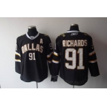 nhl minnesota north stars #91 righards black