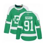 Women's Dallas Stars #91 Tyler Seguin Authentic Green 2020 Winter Classic Hockey Jersey