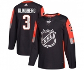 Youth Adidas Dallas Stars #3 John Klingberg Authentic Black 2018 All-Star Central Division NHL Jersey