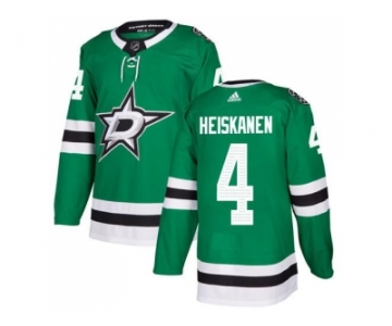 Youth Adidas Dallas Stars #4 Miro Heiskanen Green Home Authentic Stitched NHL Jersey