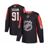 Youth Adidas Dallas Stars #91 Tyler Seguin Authentic Black 2018 All-Star Central Division NHL Jersey