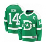 Youth Dallas Stars #14 Jamie Benn Authentic Green 2020 Winter Classic Fanatics Branded Breakaway Hockey Jersey