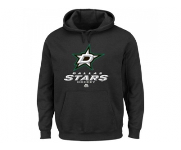 Dallas Stars Majestic Black Critical Victory VIII Pullover Hoodie