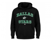 Dallas Stars Majestic Black Heart & Soul Hoodie