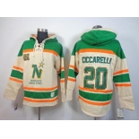 nhl jerseys dallas stars #20 ciccarelli green-cream[pullover hooded sweatshirt]