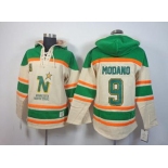 nhl jerseys dallas stars #9 modano green-cream[pullover hooded sweatshirt]