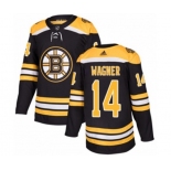 Adidas Boston Bruins #14 Chris Wagner Authentic Black Home NHL Jersey