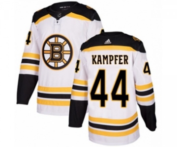 Adidas Boston Bruins #44 Steven Kampfer Authentic White Away NHL Jersey