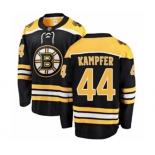 Boston Bruins #44 Steven Kampfer Authentic Black Home Fanatics Branded Breakaway NHL Jersey