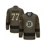 Boston Bruins #77 Ray Bourque Green Salute to Service Stitched NHL Jersey