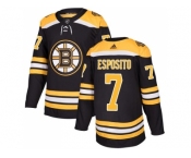 Men Adidas Boston Bruins #7 Phil Esposito Black Home Authentic Stitched NHL Jersey