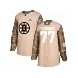 Men Adidas Boston Bruins #77 Ray Bourque Camo Authentic 2017 Veterans Day Stitched NHL Jersey