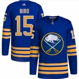 Men Buffalo Sabres #15 Brandon Biro Blue Stitched Jersey