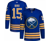 Men Buffalo Sabres #15 Brandon Biro Blue Stitched Jersey