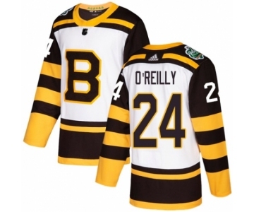 Men's Adidas Boston Bruins #24 Terry O'Reilly Authentic White 2019 Winter Classic NHL Jersey