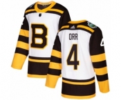 Men's Adidas Boston Bruins #4 Bobby Orr Authentic White 2019 Winter Classic NHL Jersey