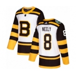 Men's Adidas Boston Bruins #8 Cam Neely Authentic White 2019 Winter Classic NHL Jersey