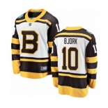 Men's Boston Bruins #10 Anders Bjork White 2019 Winter Classic Fanatics Branded Breakaway NHL Jersey