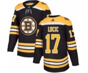 Men's Boston Bruins #17 Milan Lucic Black Stitched Jersey