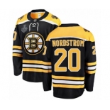 Men's Boston Bruins #20 Joakim Nordstrom Authentic Black Home Fanatics Branded Breakaway 2019 Stanley Cup Final Bound Hockey Jersey