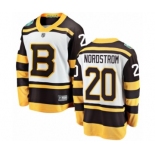 Men's Boston Bruins #20 Joakim Nordstrom White 2019 Winter Classic Fanatics Branded Breakaway NHL Jersey