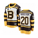 Men's Boston Bruins #20 Joakim Nordstrom White Winter Classic Fanatics Branded Breakaway 2019 Stanley Cup Final Bound Hockey Jersey