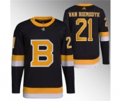 Men's Boston Bruins #21 James van Riemsdyk Black Home Breakaway Stitched Jersey