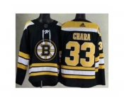 Men's Boston Bruins #33 Zdeno Chara Black 2017-2018 adidas Hockey Stitched NHL Jersey