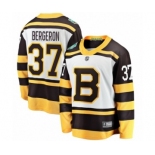 Men's Boston Bruins #37 Patrice Bergeron White 2019 Winter Classic Fanatics Branded Breakaway NHL Jersey