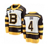 Men's Boston Bruins #4 Bobby Orr White Winter Classic Fanatics Branded Breakaway 2019 Stanley Cup Final Bound Hockey Jersey