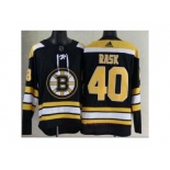 Men's Boston Bruins #40 Tuukka Rask Black 2017-2018 adidas Hockey Stitched NHL Jersey