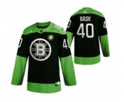 Men's Boston Bruins #40 Tuukka Rask Green Hockey Fight nCoV Limited Hockey Jersey