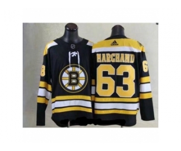 Men's Boston Bruins #63 Brad Marchand Black 2017-2018 adidas Hockey Stitched NHL Jersey