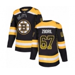 Men's Boston Bruins #67 Jakub Zboril Authentic Black Drift Fashion 2019 Stanley Cup Final Bound Hockey Jersey