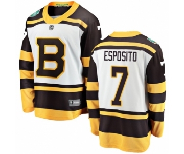 Men's Boston Bruins #7 Phil Esposito White 2019 Winter Classic Fanatics Branded Breakaway NHL Jersey