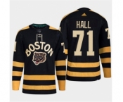 Men's Boston Bruins #71 Taylor Hall Black Classic Primegreen Stitched Jersey